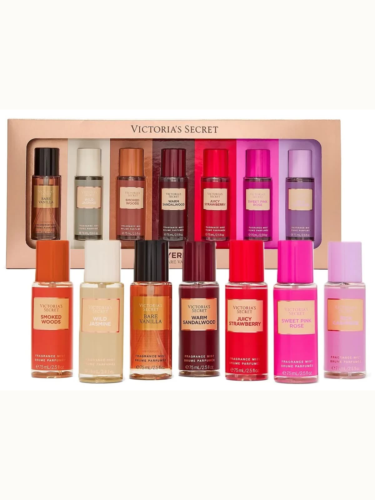 Coffret 7 brumes parfumées