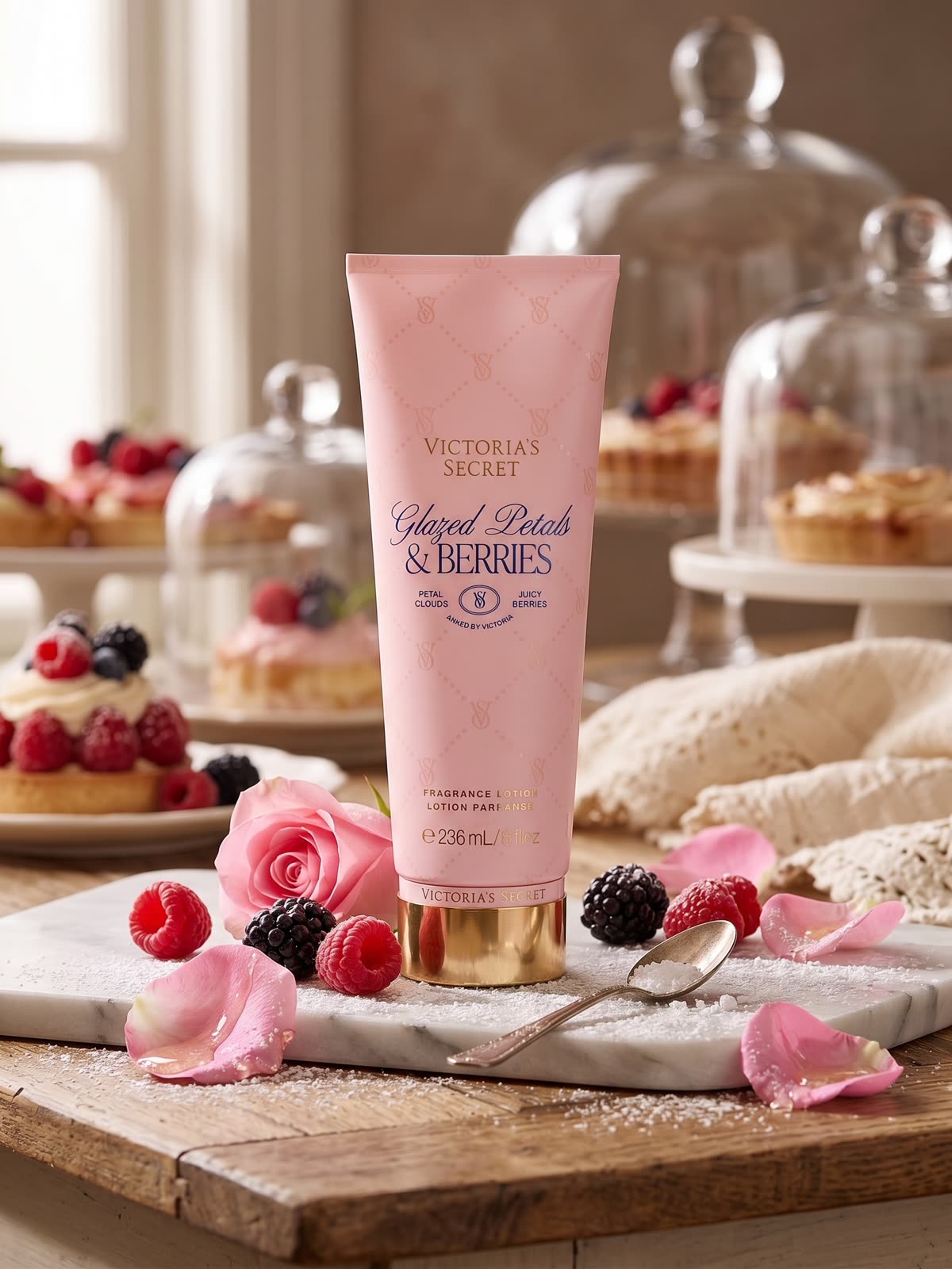 Glazed Petals & Berries
