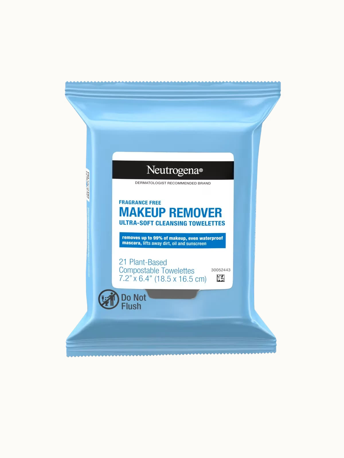 Lingettes démaquillantes, sans parfum, paquet de 25